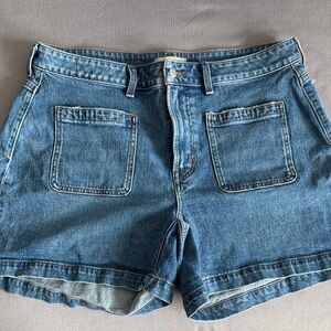 Madewell The Denim Emmett Short: Patch Pocket Edition Size 14 W